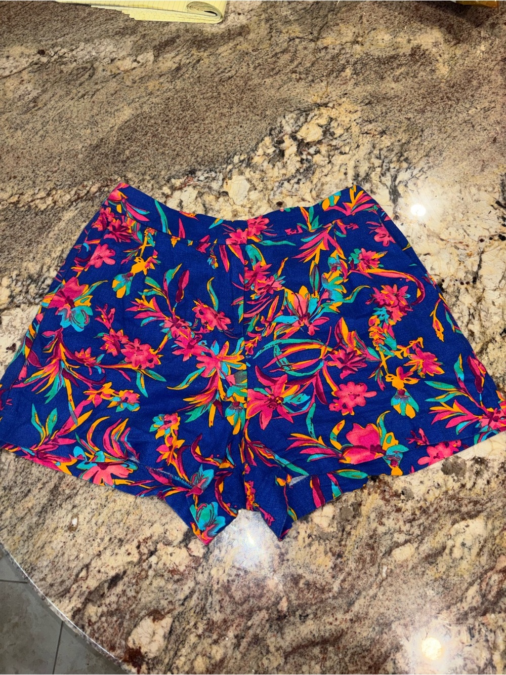 J Crew Floral Navy High-Rise Women’s Shorts